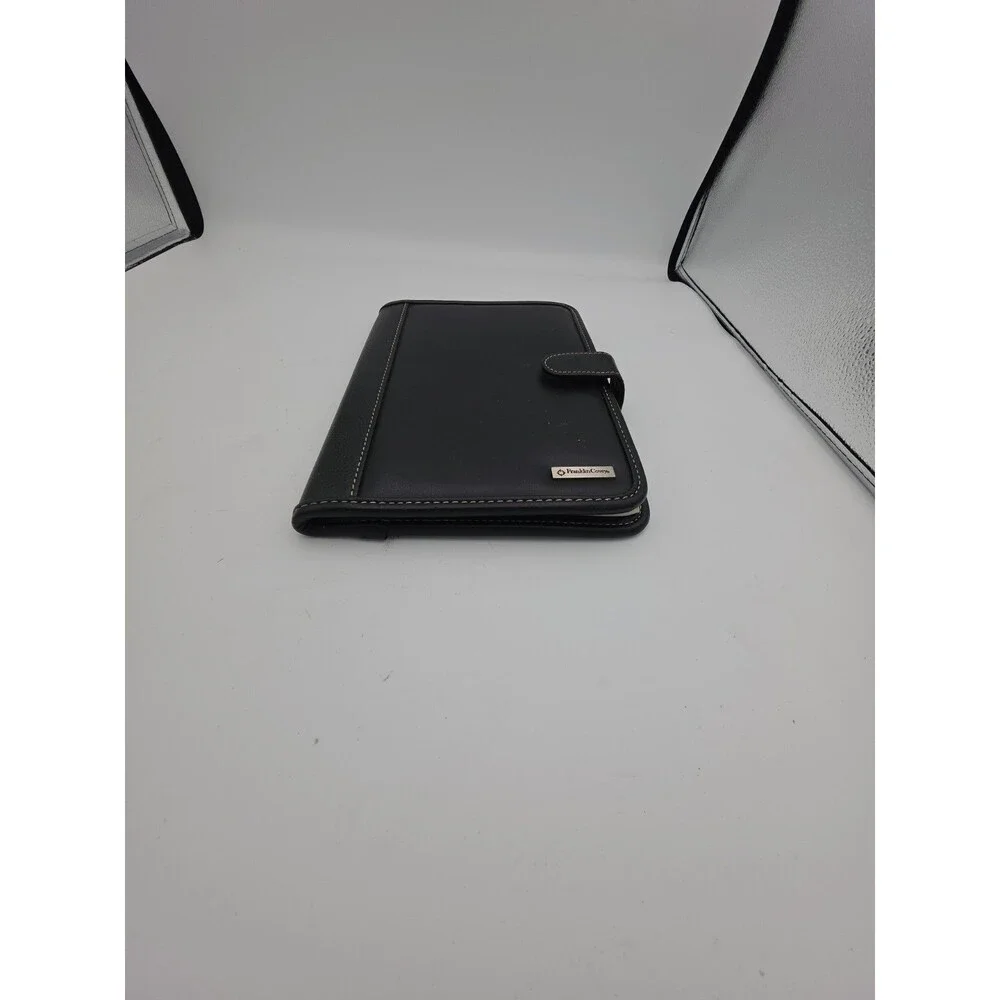 FranklinCovey Classic Size Black Portfolio Padfolio Organizer Notepad Holder